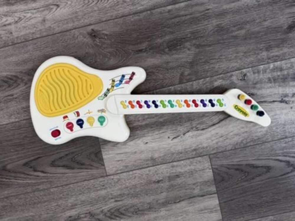 Vintage RARE Binney & Smith Children’s Crayola Electronic Guitar 1998